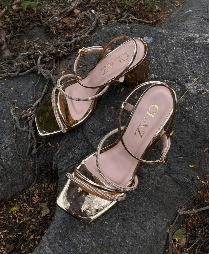 Gala Sandals - Rose Gold